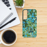 Little Blue Brunnera Flowers Floral Samsung Galaxy S22 Case<br><div class="desc">Protect your Samsung Galaxy S22 phone with this trendy phone case that features the photo image of little, blue flowers and variegated leaves of the Jack Frost Brunnera plant. A lovely, floral design! Select your phone style. NOTE: You may need to edit and adjust image as necessary when changing phone...</div>