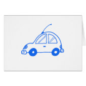 Little blue car (Front Horizontal)