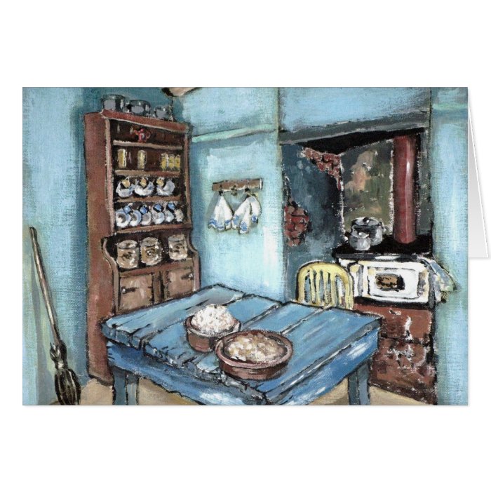 Little Blue Country Kitchen Cards