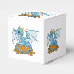 Little Blue Dragon Favor Boxes