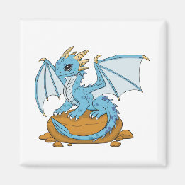 Little Blue Dragon Magnet