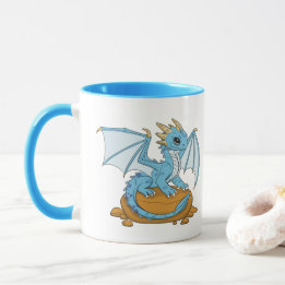 Little Blue Dragon Mug