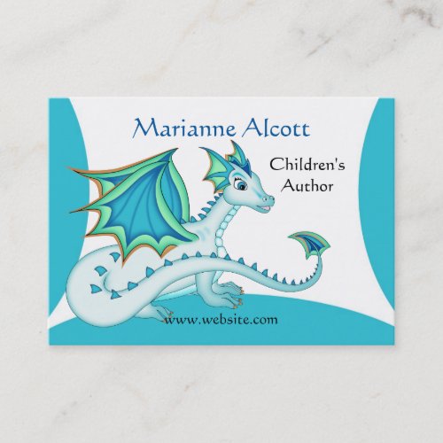Little Blue Dragon Profile Card Business Card