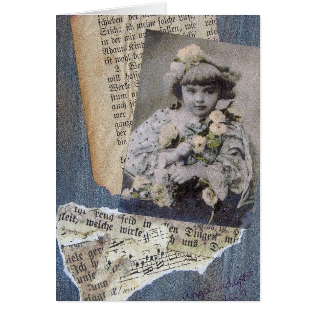 Little Blue Girl Cards (Front)