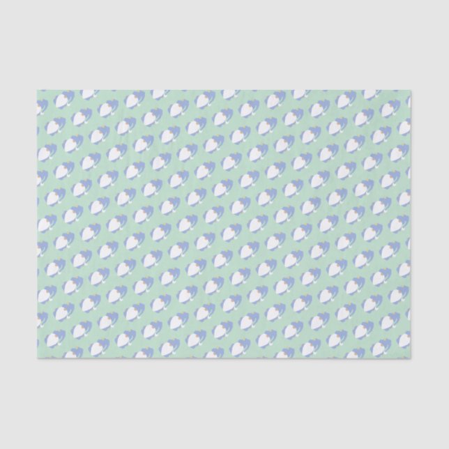 Little Blue Gnome Tissue Paper (Front)