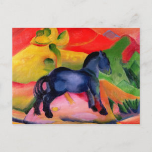 Little Blue Horse, 1912 Postcard