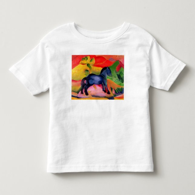Little Blue Horse, 1912 Toddler T-shirt (Front)