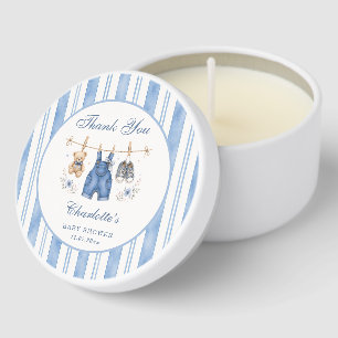 Little Blue Jean Baby Girl Baby Shower Mini Candle Favors