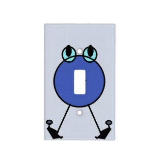 Little Blue Monster Light Switch Cover