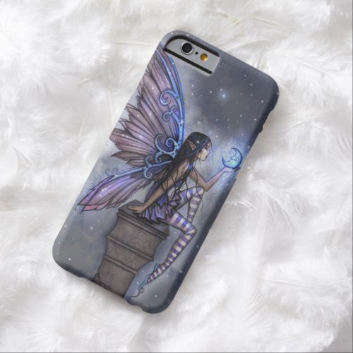 Little Blue Moon Fairy Faerie Fantasy Art Barely There iPhone 6 Case