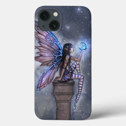 Little Blue Moon Fairy Faerie Fantasy Art iPhone 13 Case