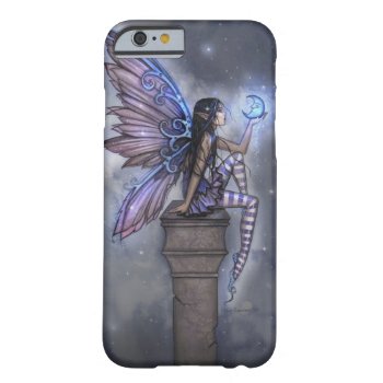 Little Blue Moon Fairy Iphone Barely There Case by robmolily at Zazzle