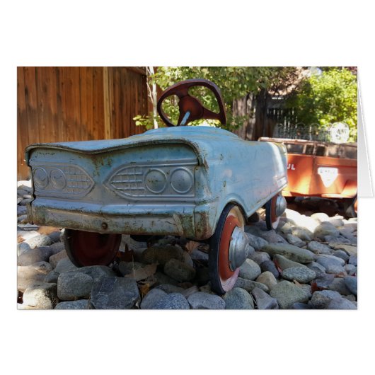 Little Blue Pedal Truck Cards (Front Horizontal)