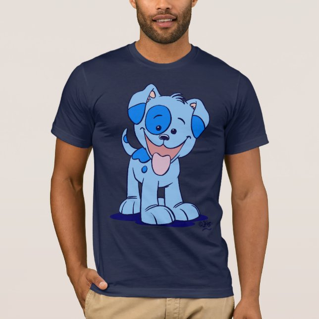 Little blue puppy T-shirt (Front)