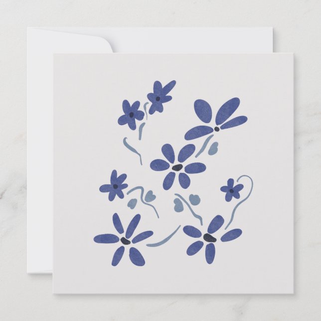 Little Blue Romantic Flowers (Front)