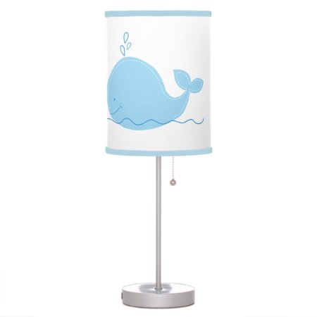 Little Blue Whale Nursery Lamp
