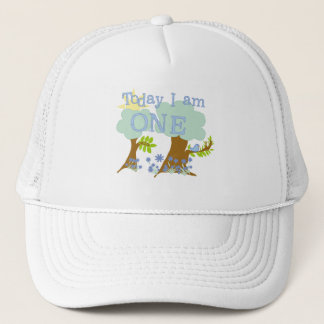 Little Bluebird 1st Birthday Tshirts and Gifts Trucker Hat
