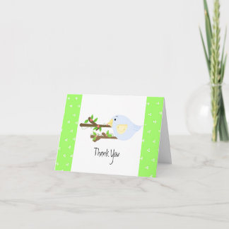 Little Bluebird Thank You Card