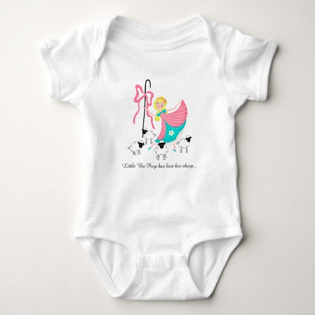 Little Bo Peep Baby Bodysuit (Front)