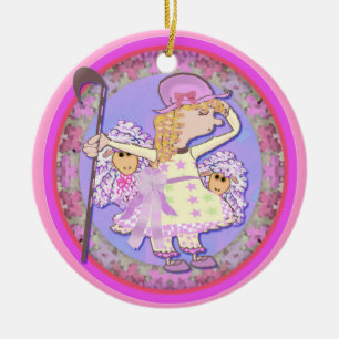 Little Bo Peep Ceramic Ornament