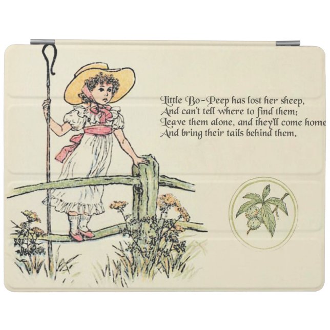 Little Bo-Peep: Classic Kate Greenaway Nursery iPad Smart Cover (Horizontal)