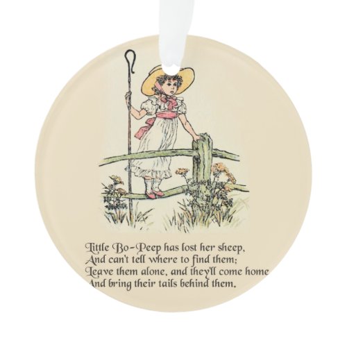 Little Bo-Peep: Classic Kate Greenaway Nursery Ornament
