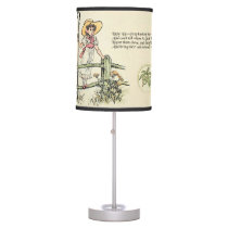 Little Bo-Peep: Classic Kate Greenaway Nursery Table Lamp