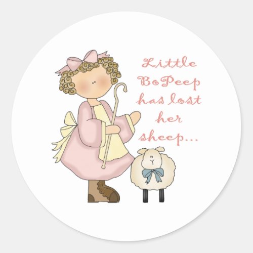 Little Bo Peep Has Lost Her Sheep Stickers