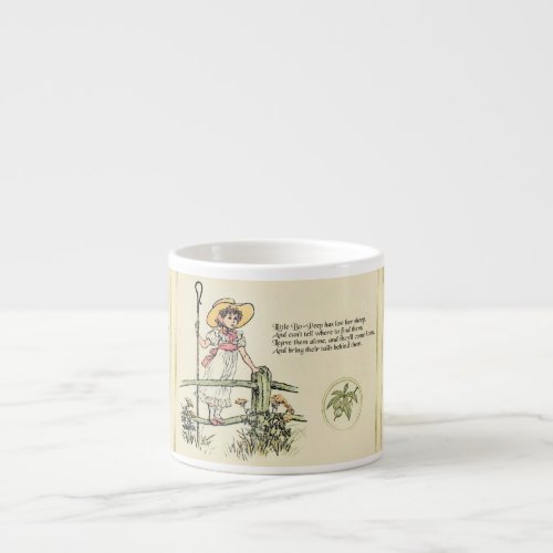 Little Bo Peep Nursery Rhyme Espresso Cup