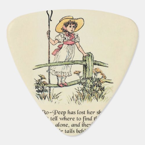 Little Bo Peep Nursery Rhyme Guitar Pick