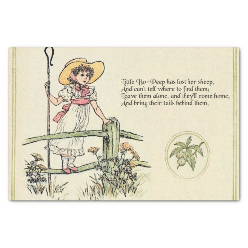 Little Bo Peep Nursery Rhyme Tissue Paper