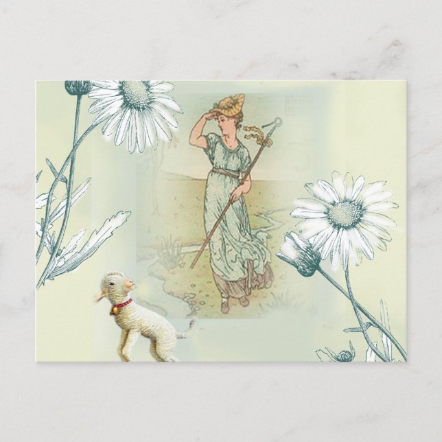 Little Bo Peep Postcard (Front)