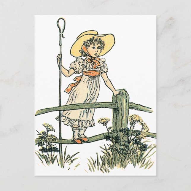 Little Bo Peep Postcard (Front)