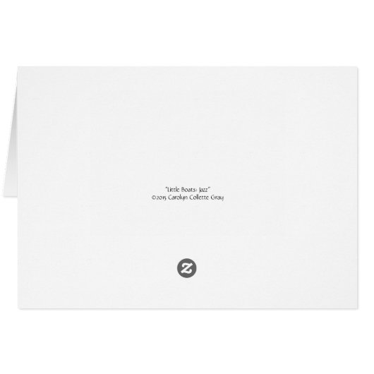 Little Boats: Jazz (Back Horizontal)