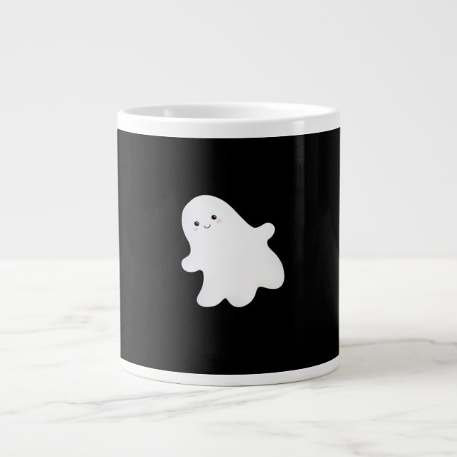 Little Boo Aesthetic Cool Style Giant Coffee Mug (Front)