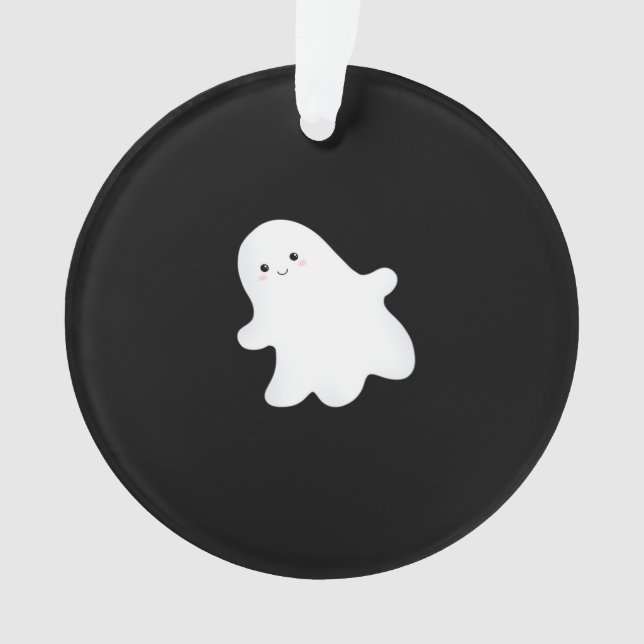 Little Boo Aesthetic Cool Style Ornament (Front)