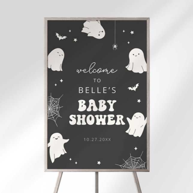 Little Boo Almost Due Baby Shower Welcome Sign (Creator Uploaded)
