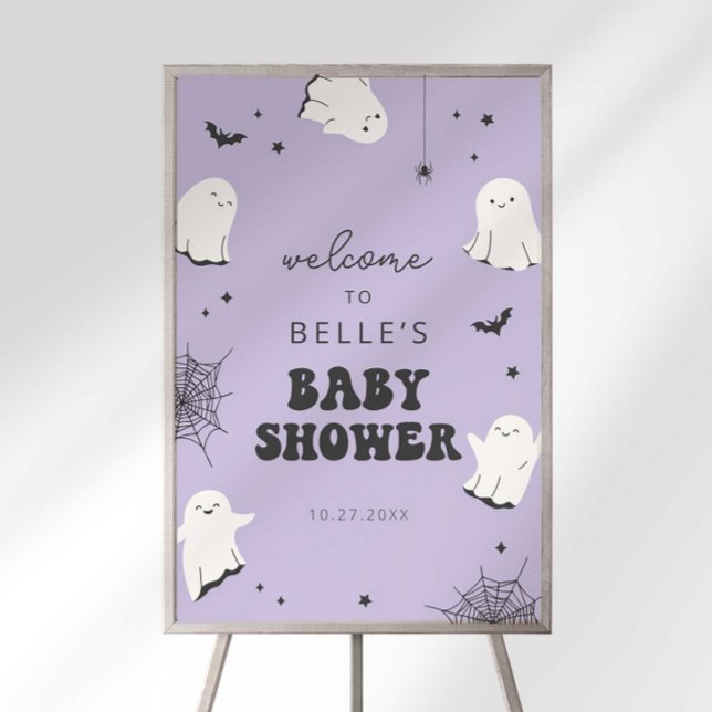 Little Boo Almost Due Baby Shower Welcome Sign (Creator Uploaded)
