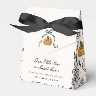 Little Boo Almost Due Halloween Baby Shower Favor Boxes