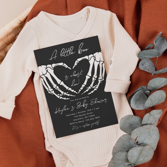 Little Boo Baby Shower Invitation (Creator Uploaded)