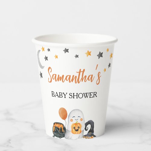 Little Boo Baby Shower Paper cup
