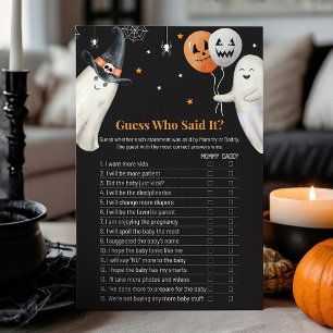 Little Boo Balloon Black Guess Who Said It Game