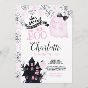 Little BOO Birthday Invitation