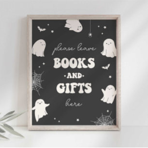 Little Boo Books and Gifts Party Sign