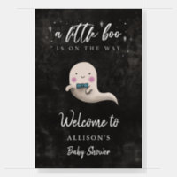 Little Boo Baby Shower Welcome Sign