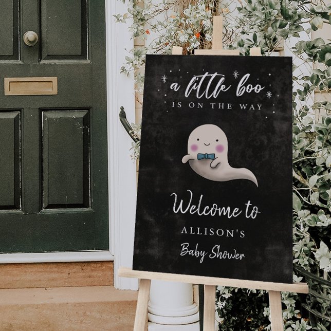 Little Boo Boy Baby Shower Welcome Sign (Creator Uploaded)