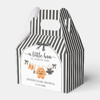 Little Boo Clothesline Baby Shower Favor Boxes