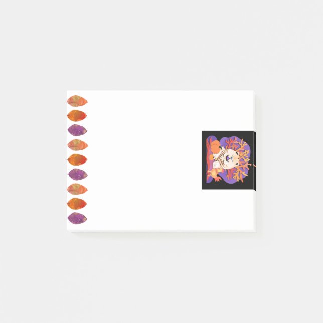 LITTLE BOO Cream Chow   Post-it Notes (Front)