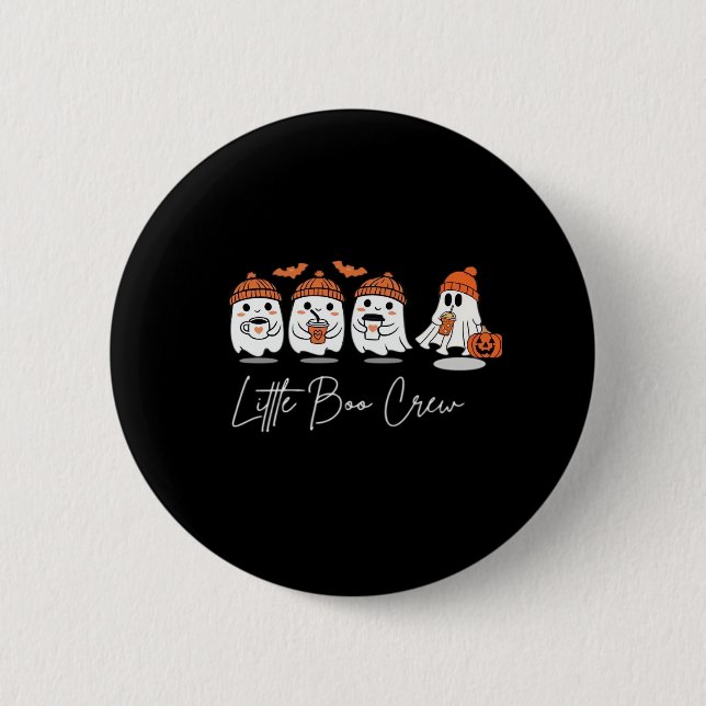 Little Boo Crew Minimal Clean Design Button (Front)