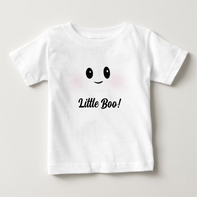 Little Boo! Cute Ghost Costume Baby T-Shirt (Front)